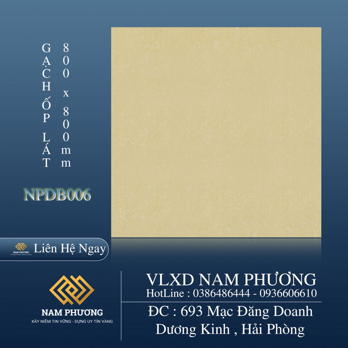 GẠCH ỐP LÁT GRANITE KÍCH THƯỚC 800.800 MM CODE NPDB006