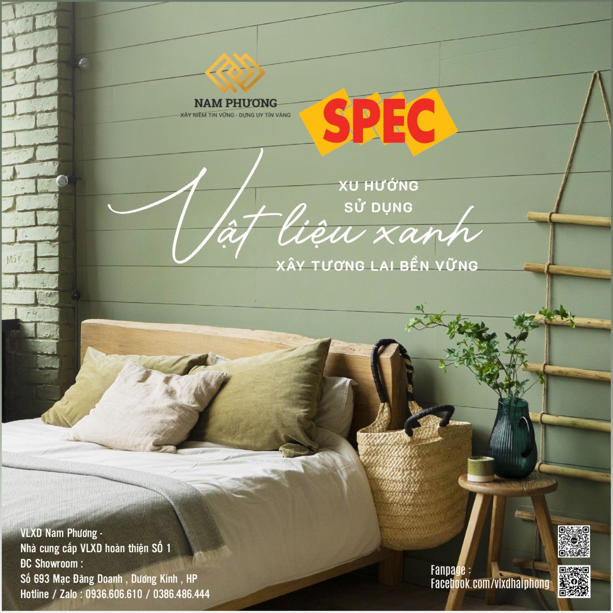 SỬ DỤNG VẬT LIỆU XANH - XÂY DỰNG TƯƠNG LAI BỀN VỮNG