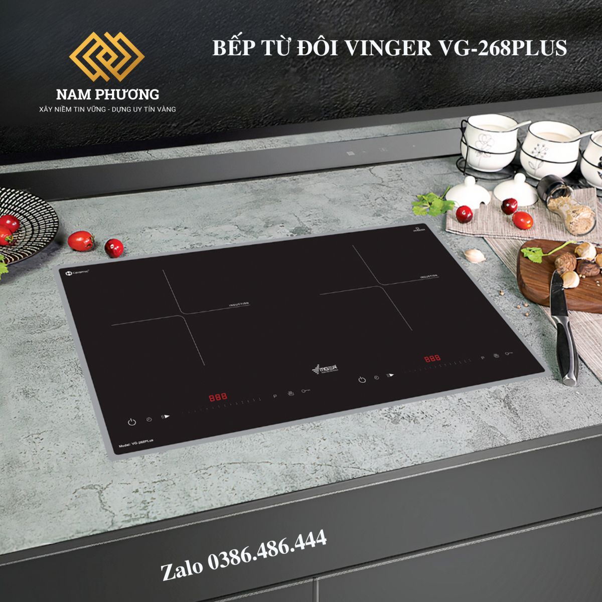 BẾP TỪ ĐÔI VINGER VG-268PLUS