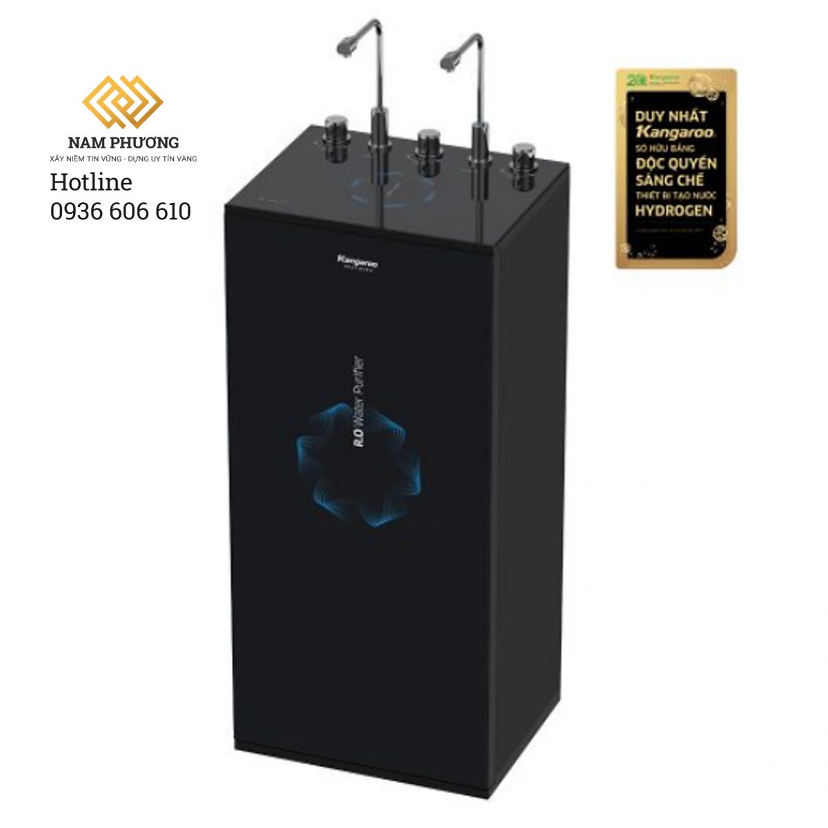 Máy lọc nước Kangaroo Hydrogen Infinity nóng lạnh KG09N8