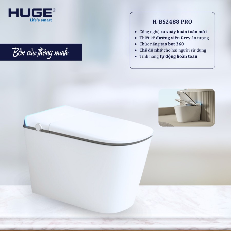 CHỌN BỒN CẦU THÔNG MINH – CHỌN HUGE!