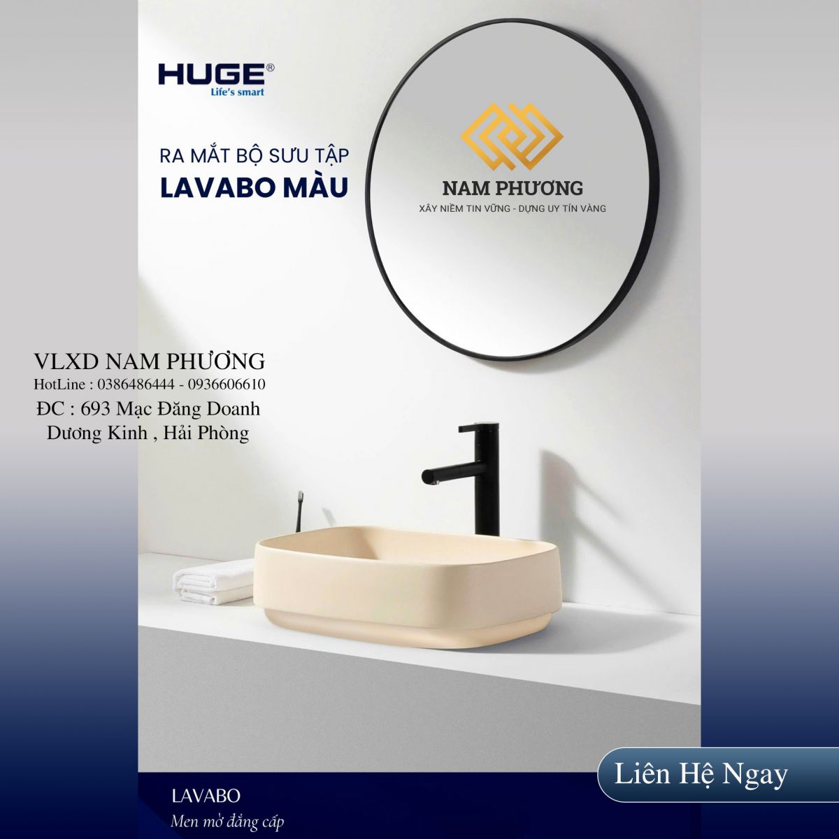 LAVABO MÀU - DẤU ẤN RIÊNG - PHONG CÁCH THỜI THƯỢNG