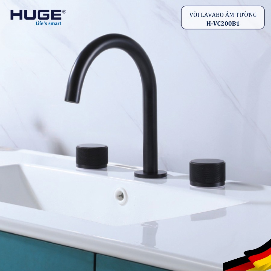 VÒI LAVABO ÂM TƯỜNG HUGE - ĐẸP HƠN, TINH TẾ HƠN, ĐẲNG CẤP HƠN !  