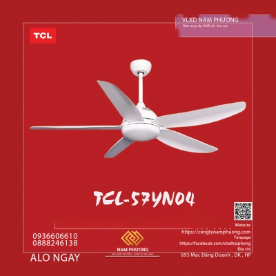 QUẠT TRẦN ĐÈN TCL 57YN04