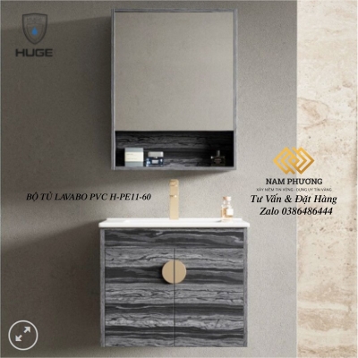 BỘ TỦ LAVABO PVC H-PE11-60
