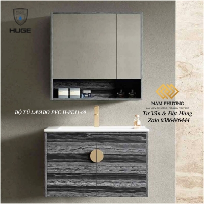 BỘ TỦ LAVABO PVC H-PE11-80
