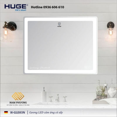 GƯƠNG LED CẢM ỨNG CÓ SẤY H-GLE03N