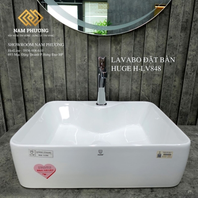 LAVABO ĐẶT BÀN HUGE H-LV848