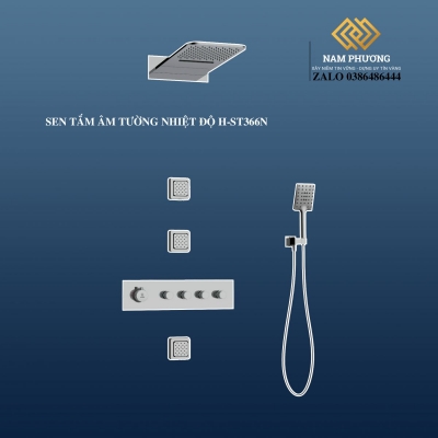 SEN TẮM ÂM TƯỜNG NHIỆT ĐỘ H-ST366N