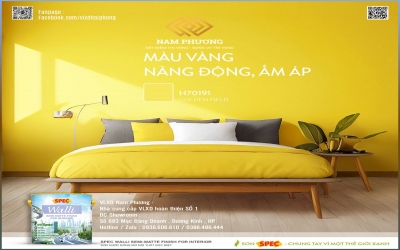 ĐƯA NGÀY HÈ RỰC RỠ NGẬP TRÀN KHÔNG GIAN SỐNG VỚI SƠN SPEC