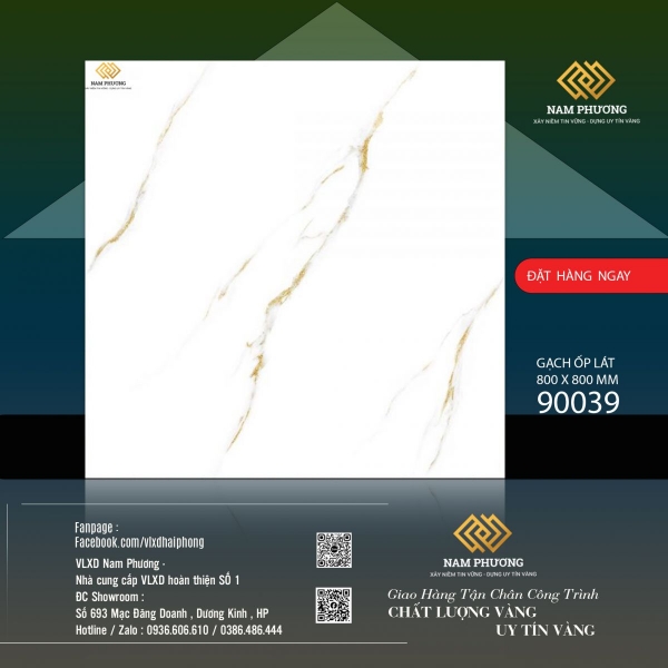 GẠCH ỐP LÁT KÍCH THƯỚC 800 x 800 mm CODE 90039