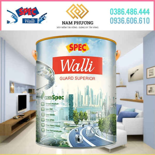 SƠN SPEC WALLI GUARD SUPERIOR - SƠN NGOẠI THẤT CAO CẤP BẢO VỆ VƯỢT TRỘI
