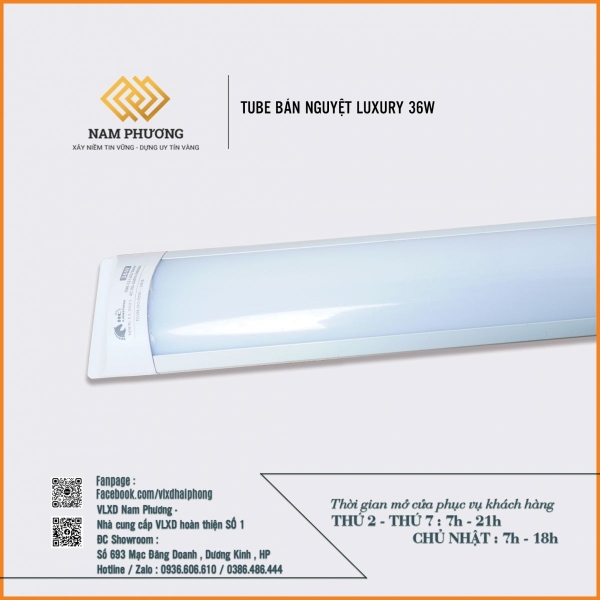 TUBE BÁN NGUYỆT LUXURY 36W