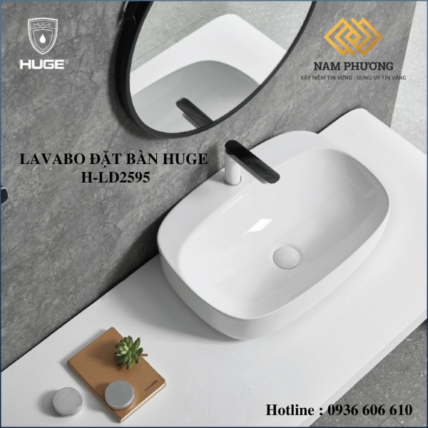 LAVABO ĐẶT BÀN HUGE H-LD2595