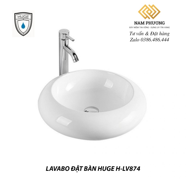 LAVABO ĐẶT BÀN HUGE H-LV874
